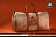 dB Cowskin bag | Kuhfell Handtaschen | sac en peau | bolso de pelo: WEEKENDER "cognac" with brandmark from 950 Euro