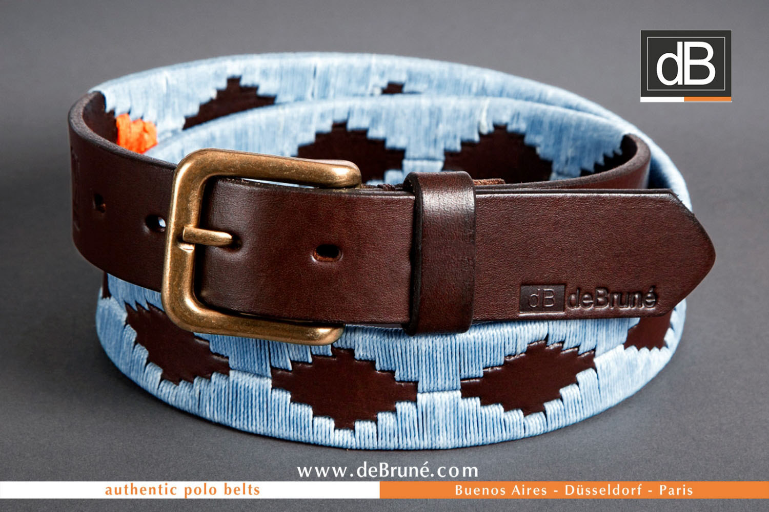Gaucho Polo Belt Argentinian Gaucho Brown Real Leather Belt Premium Quality UK